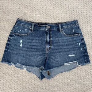 Aerie Daydream denim shorts with elastic at the back